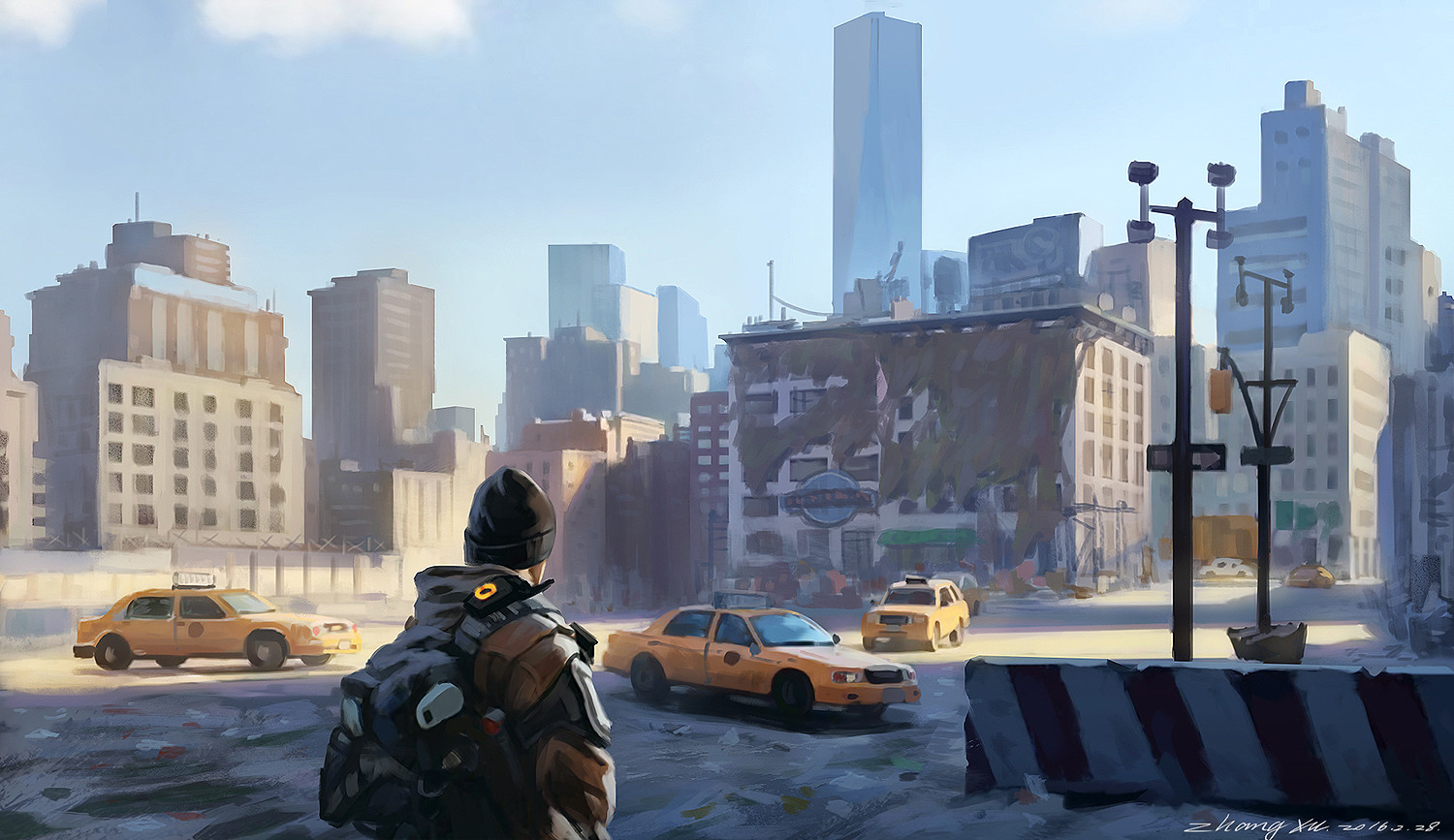 Artstation The Division Concept Art Practice Speed Painting