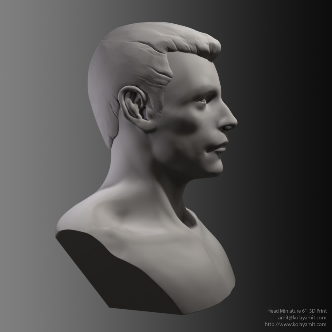 Freelance 3D Character Artist - Head Miniature