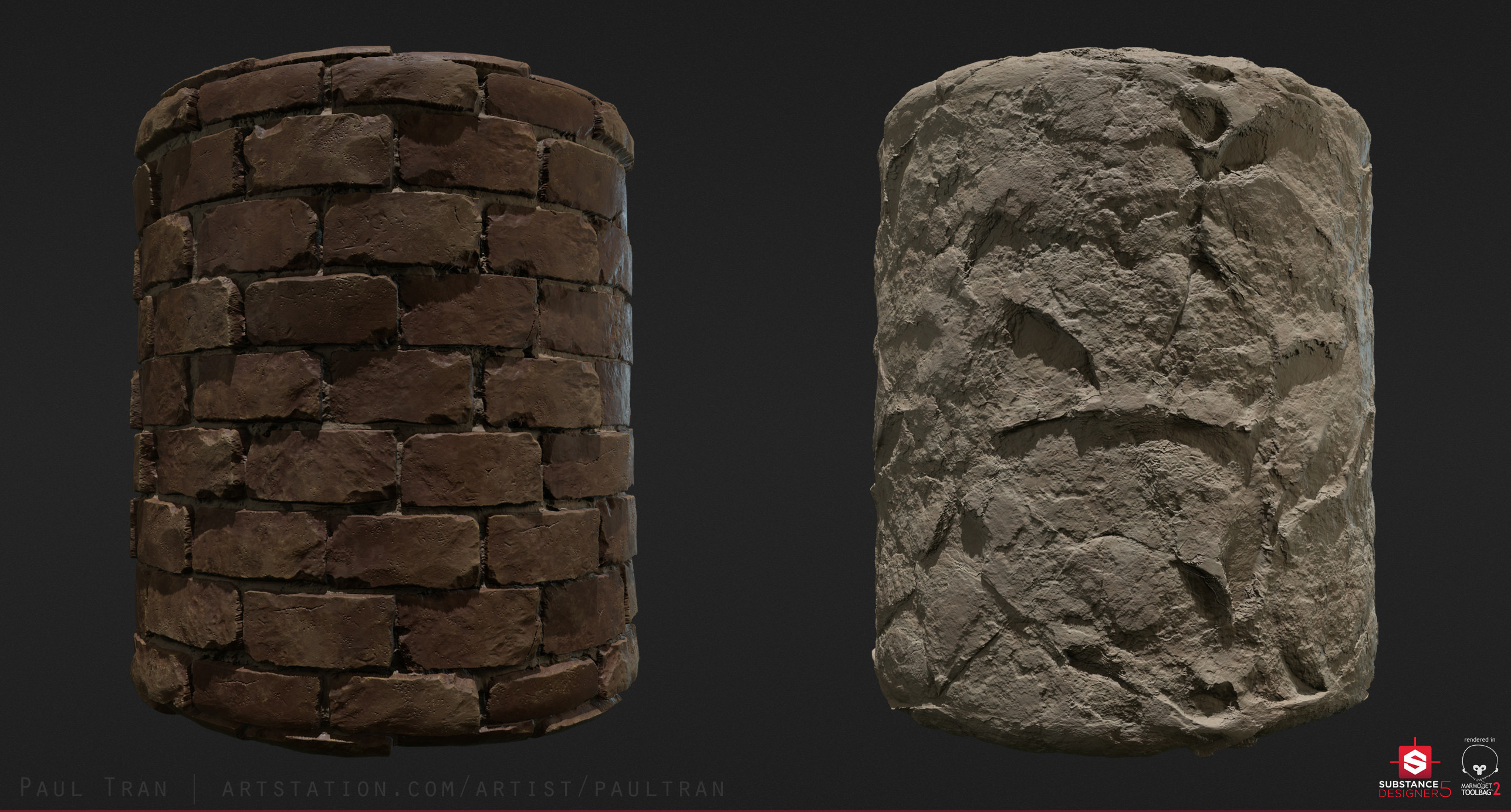 Paul Tran - Clay Bricks - Procedural Material