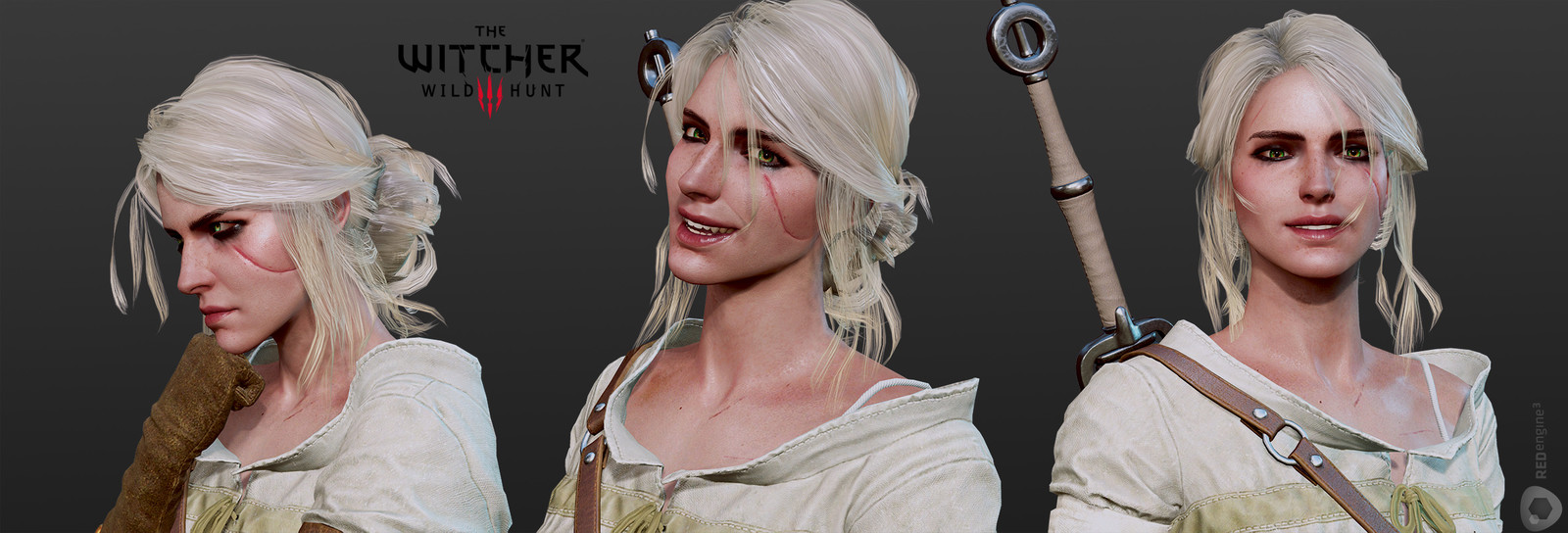 ArtStation - Ciri face, Paweł Mielniczuk | 1_Character 