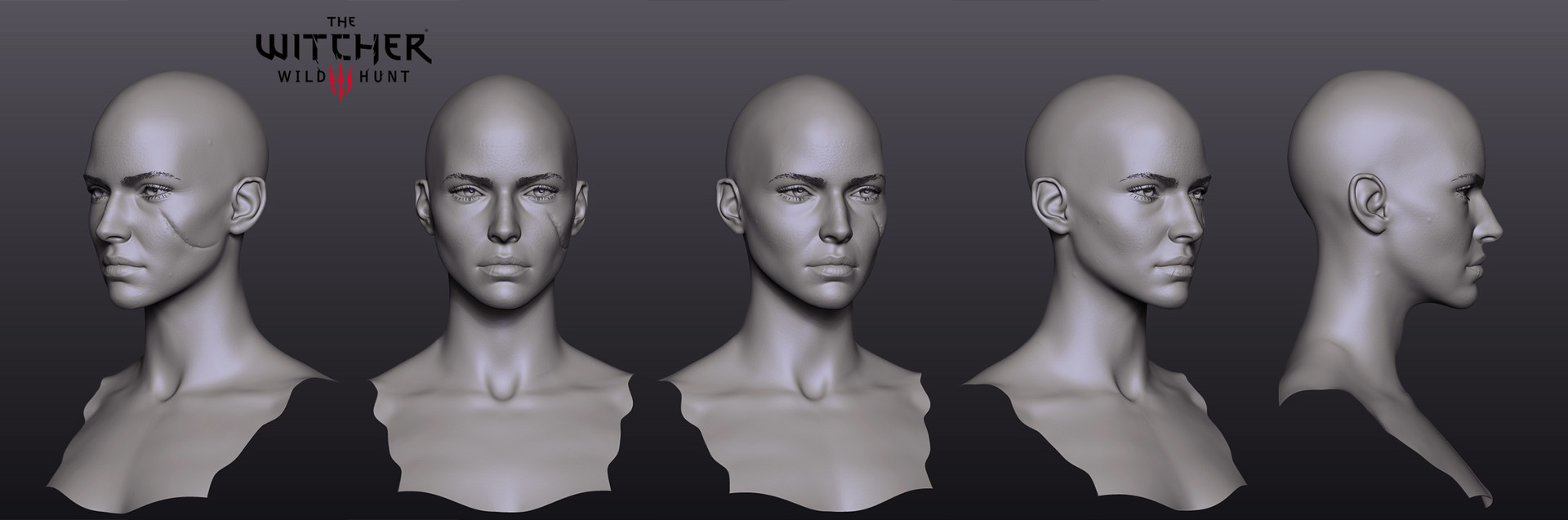 ArtStation - Ciri face, Paweł Mielniczuk | 3D Model 