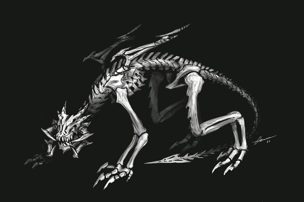 ArtStation - Bone Dragon