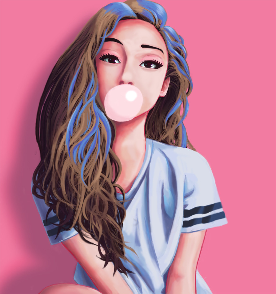 ArtStation - Bubblegum girl