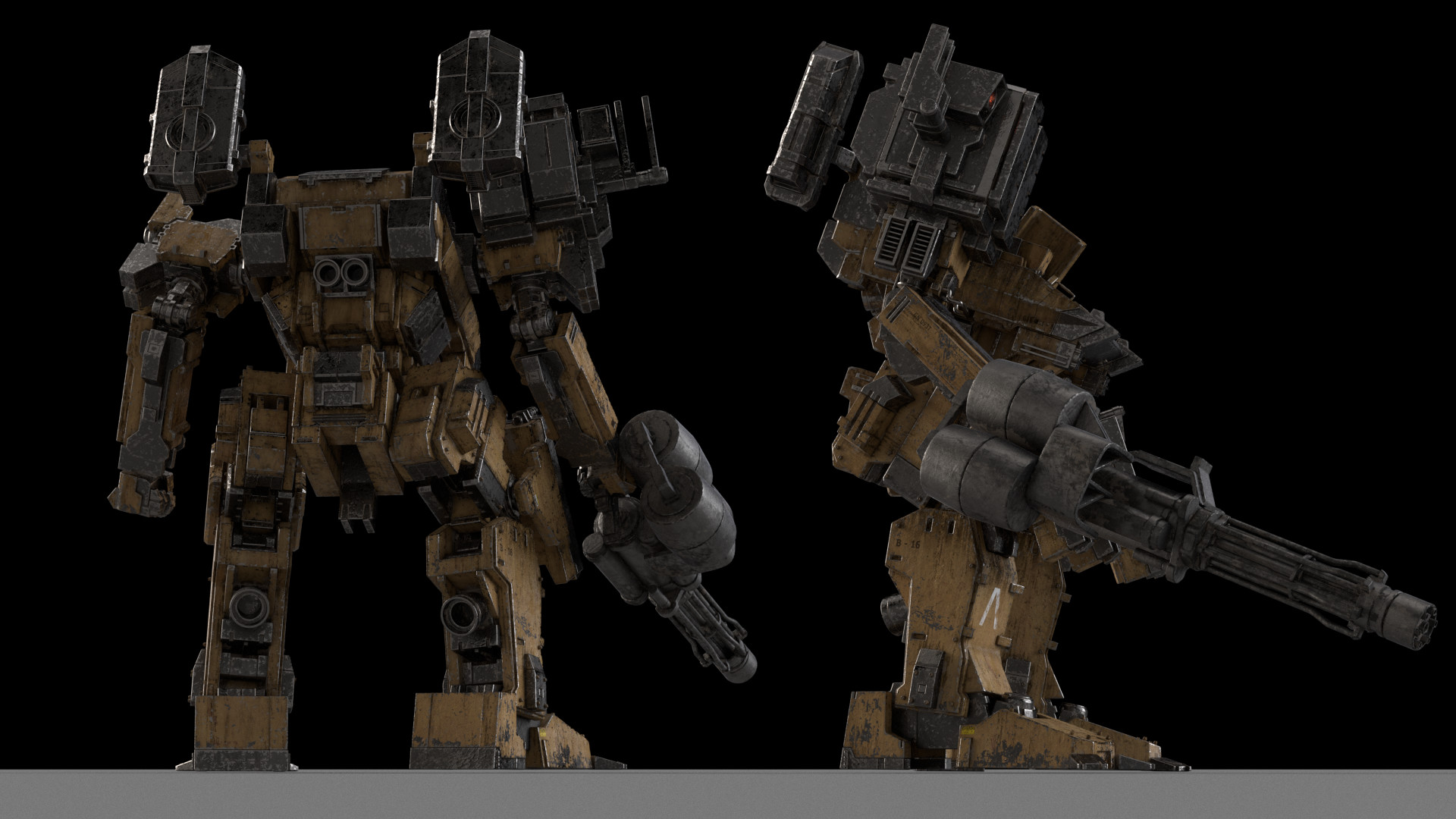 Artstation Armored Core Mech Kevin Lowell
