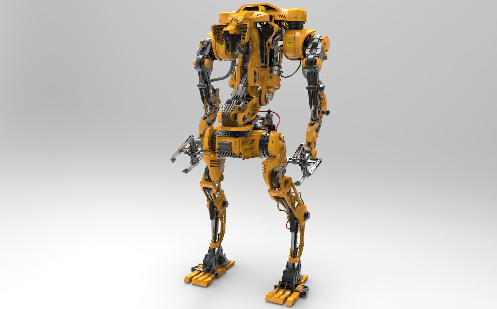 Artstation Sci Fi Construction Robot Concept Marcus Johnson