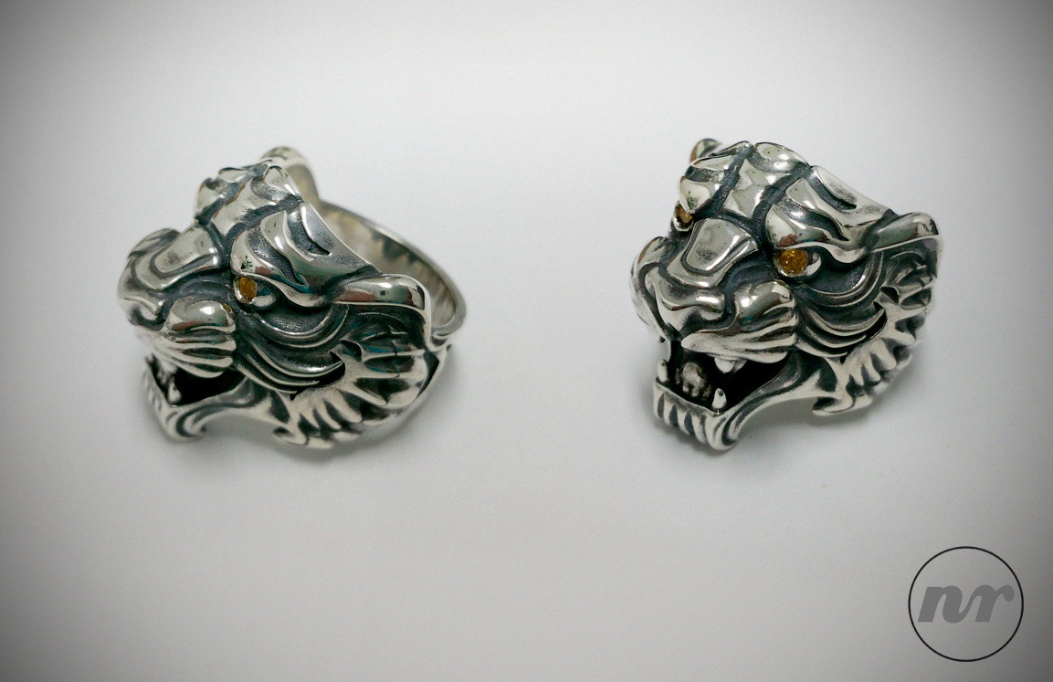 Tiger Tattoo Ring