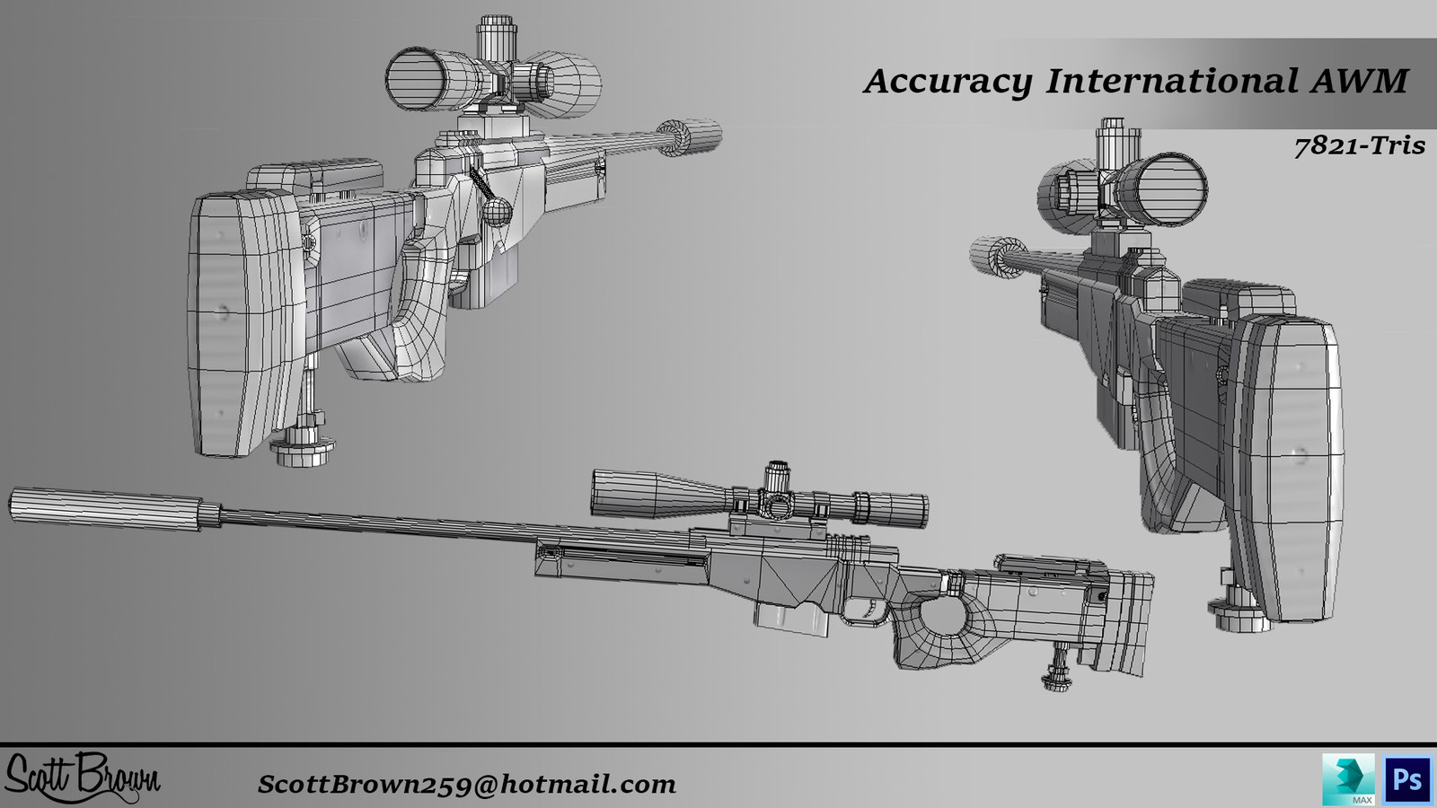 снайперская винтовка awp чертеж фото 16