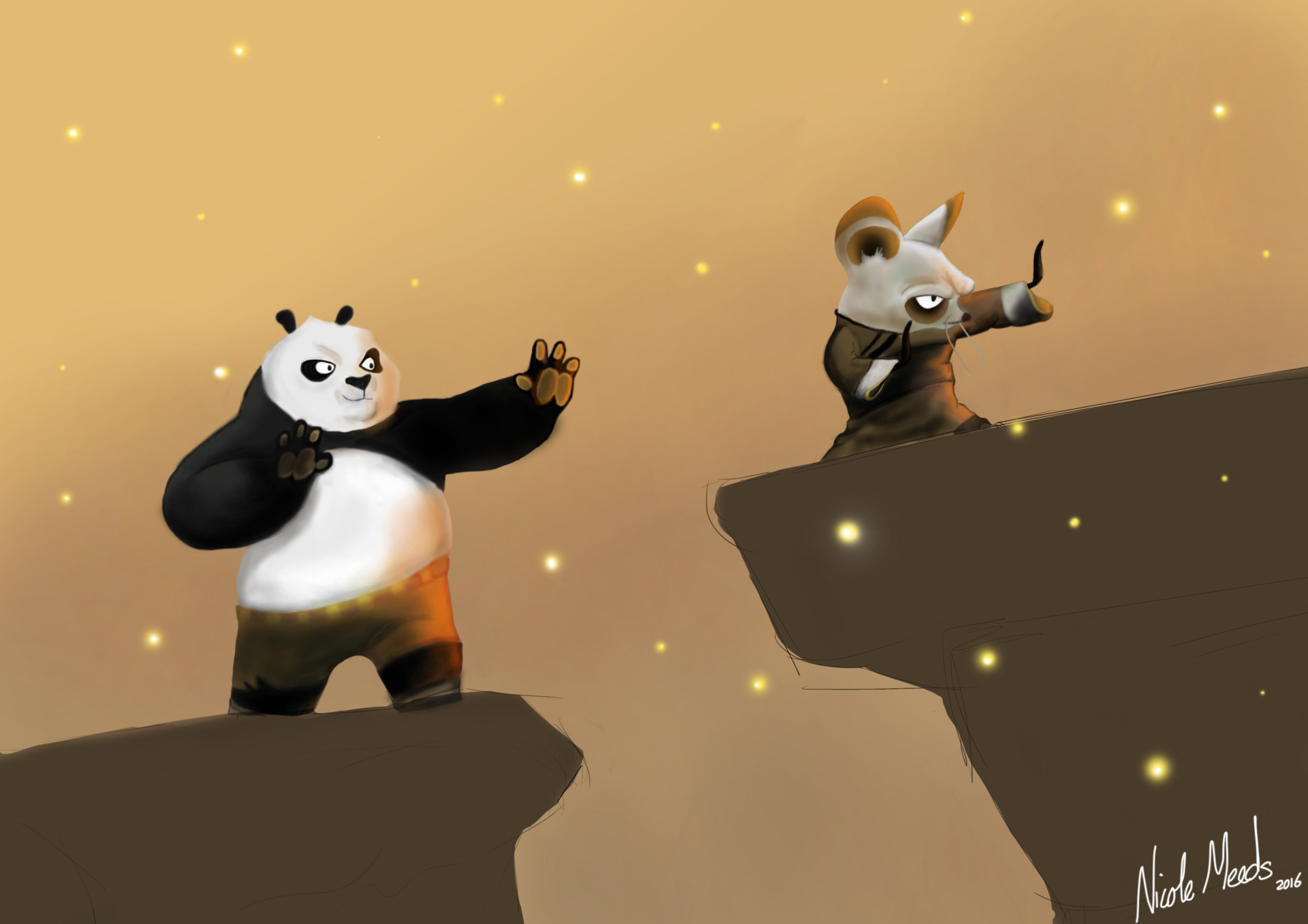 Kungfu Panda fan art.