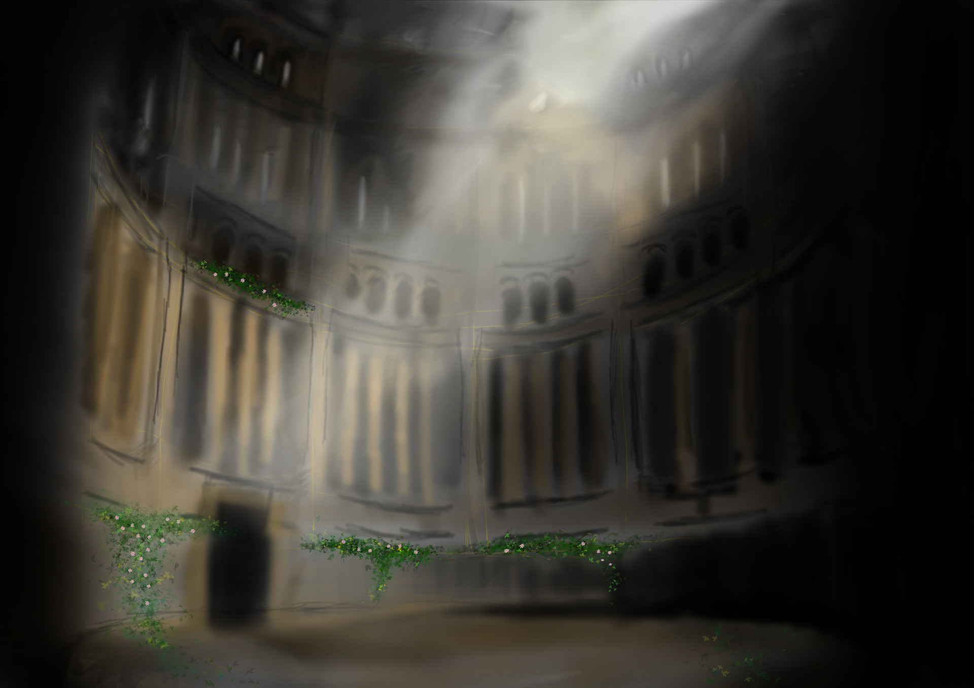 ArtStation Abandoned Colosseum