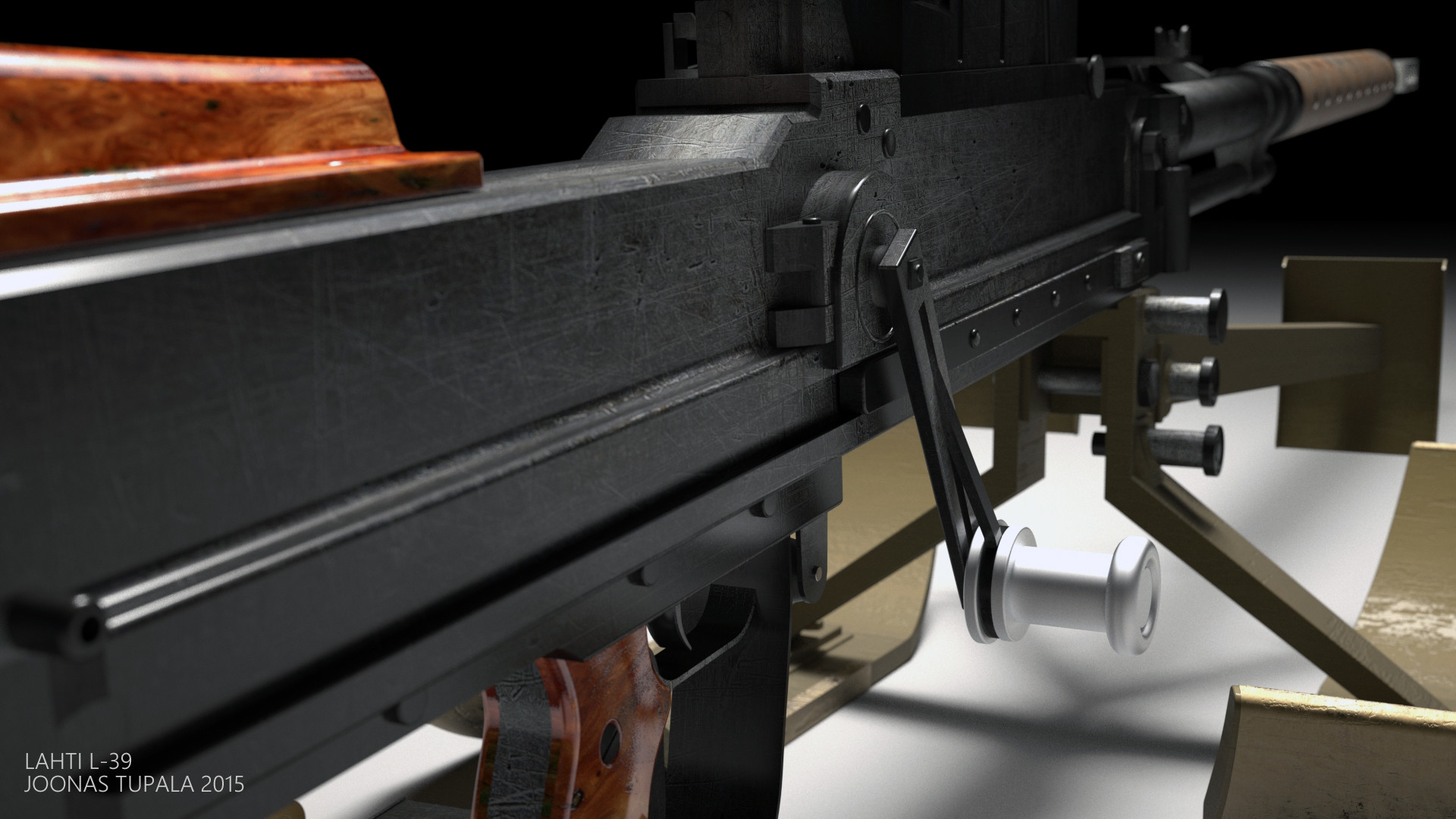 Artstation Lahti L 39 Anti Tank Rifle Joonas Tupala