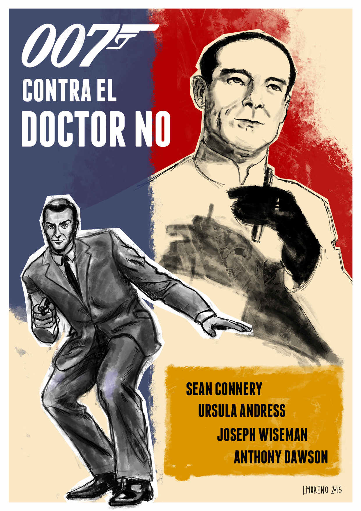 Artstation 007 Doctor No Poster Isidro Moreno