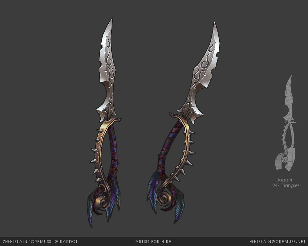 Artstation Hand Painted Fantasy Weapons Pack Ghislain