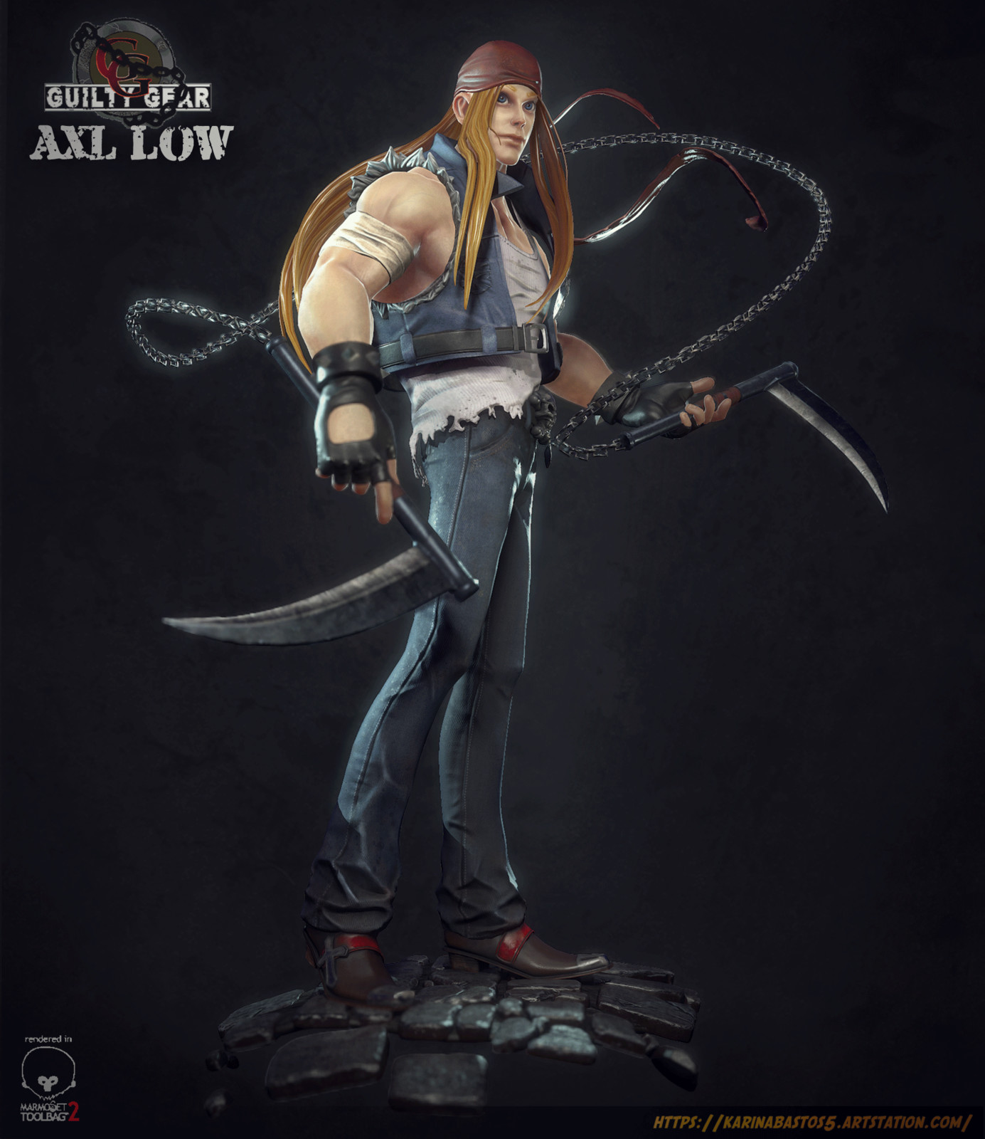 AXL LOW - Fanart for Retrogasm Competition
