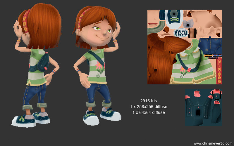 Playable Girl Character