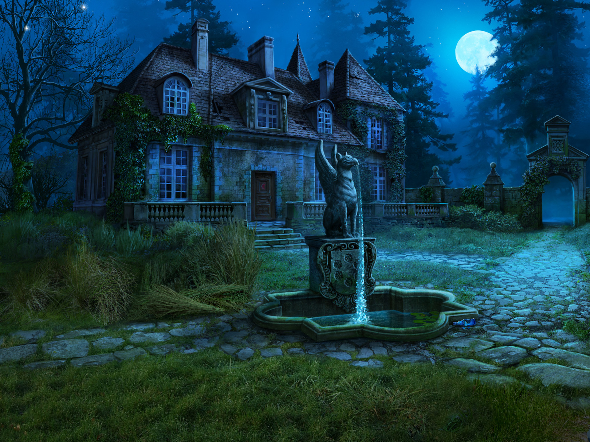 Olga Antonenko - Manor background and miniscenes for "Curse at ...