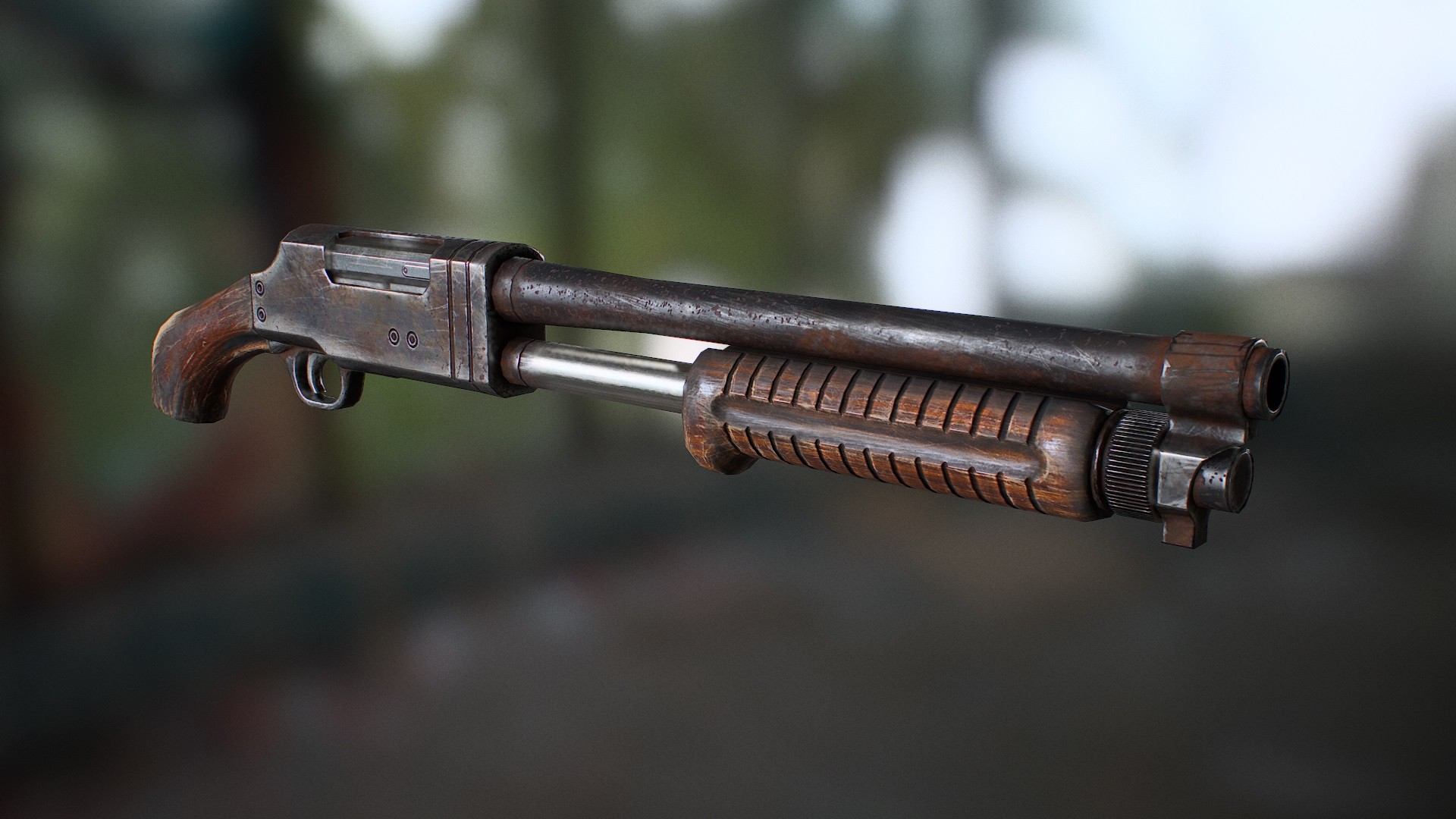 Double barreled shotgun rust фото 110