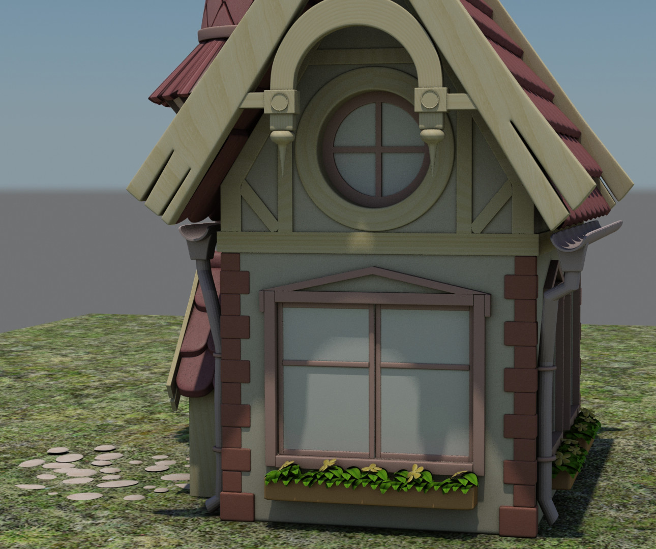 Fairy Tale House Side View