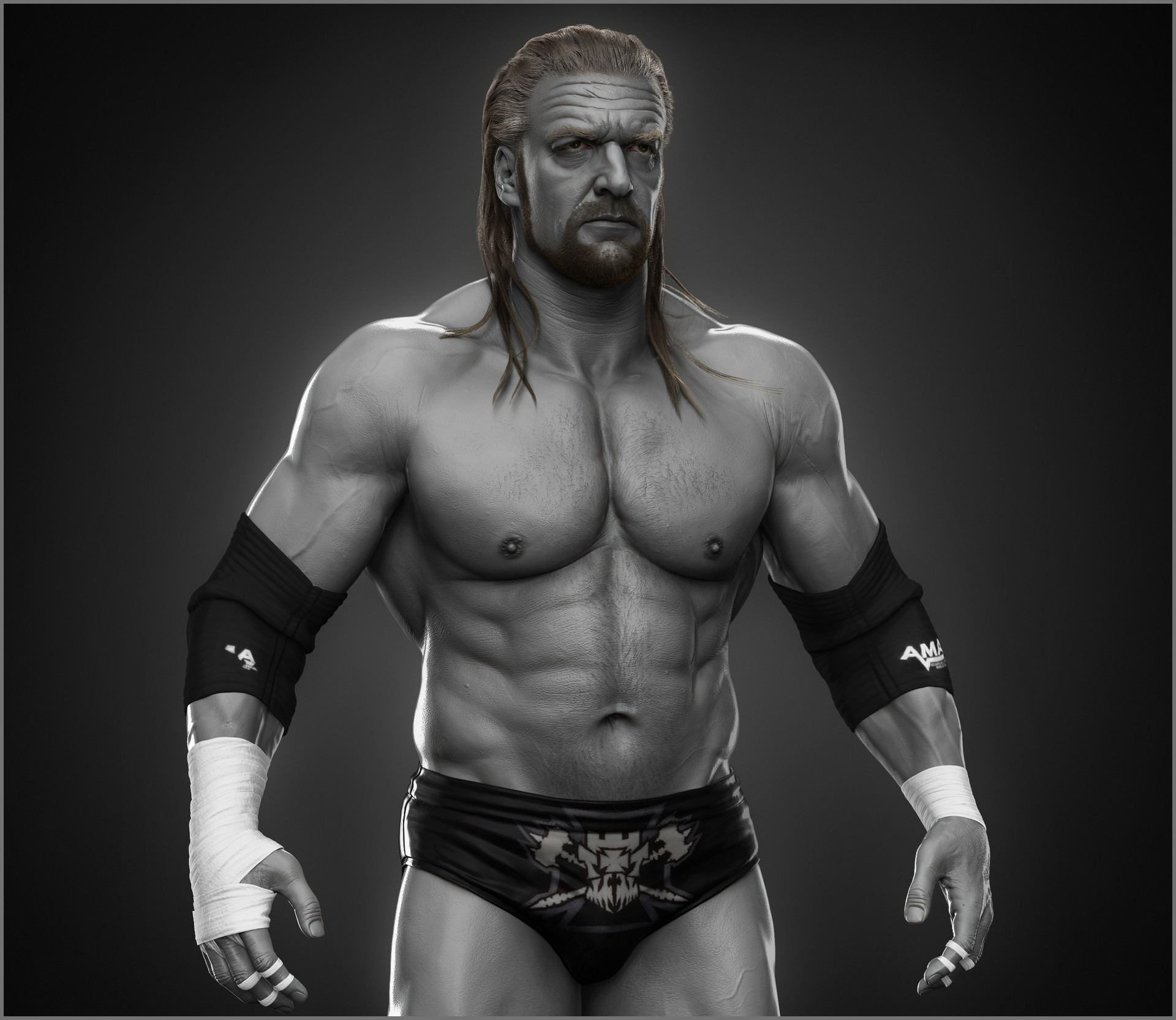 ArtStation - Triple H done for WWE