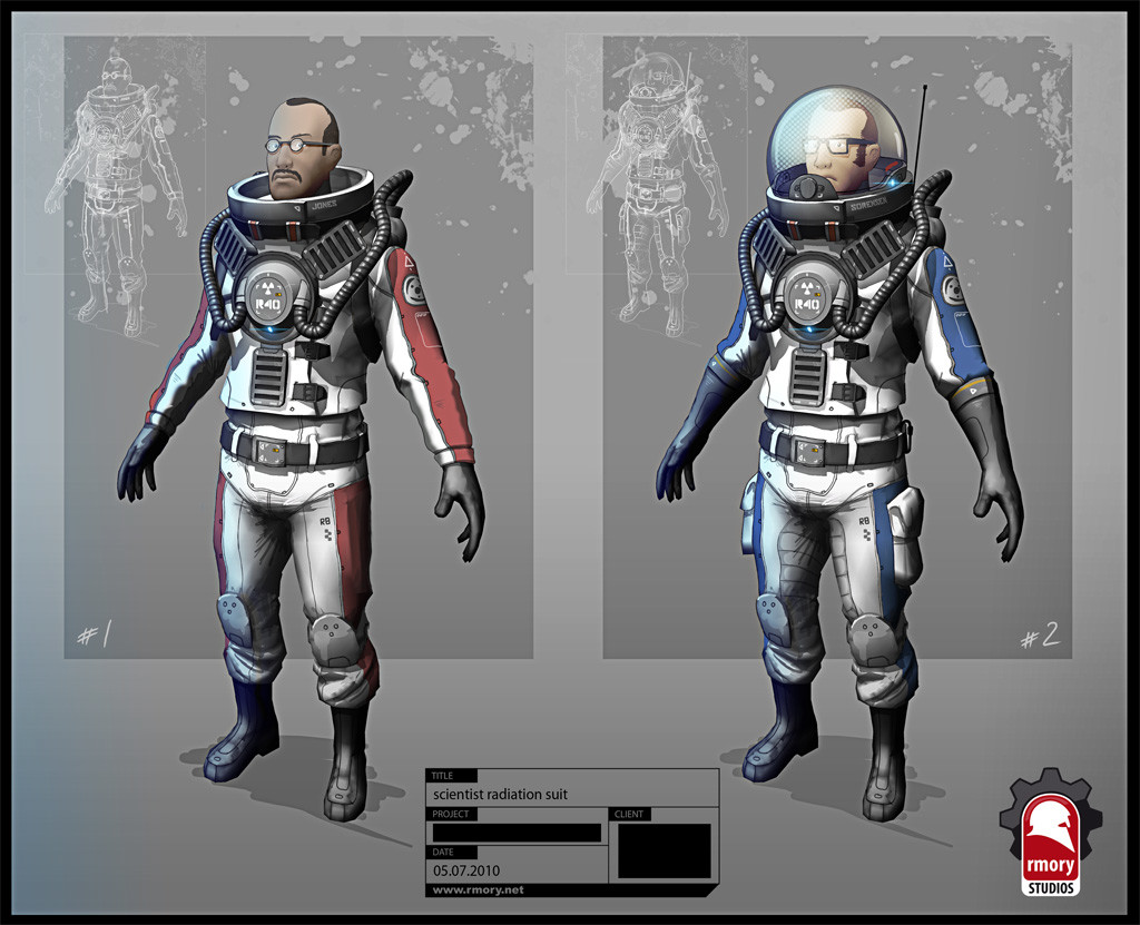ArtStation Scientist Radiation Suit