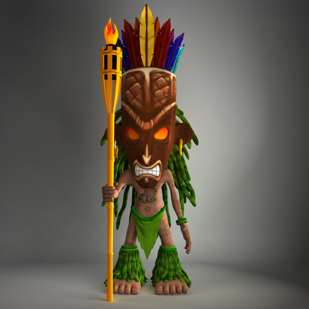 ArtStation - Tiki Warrior