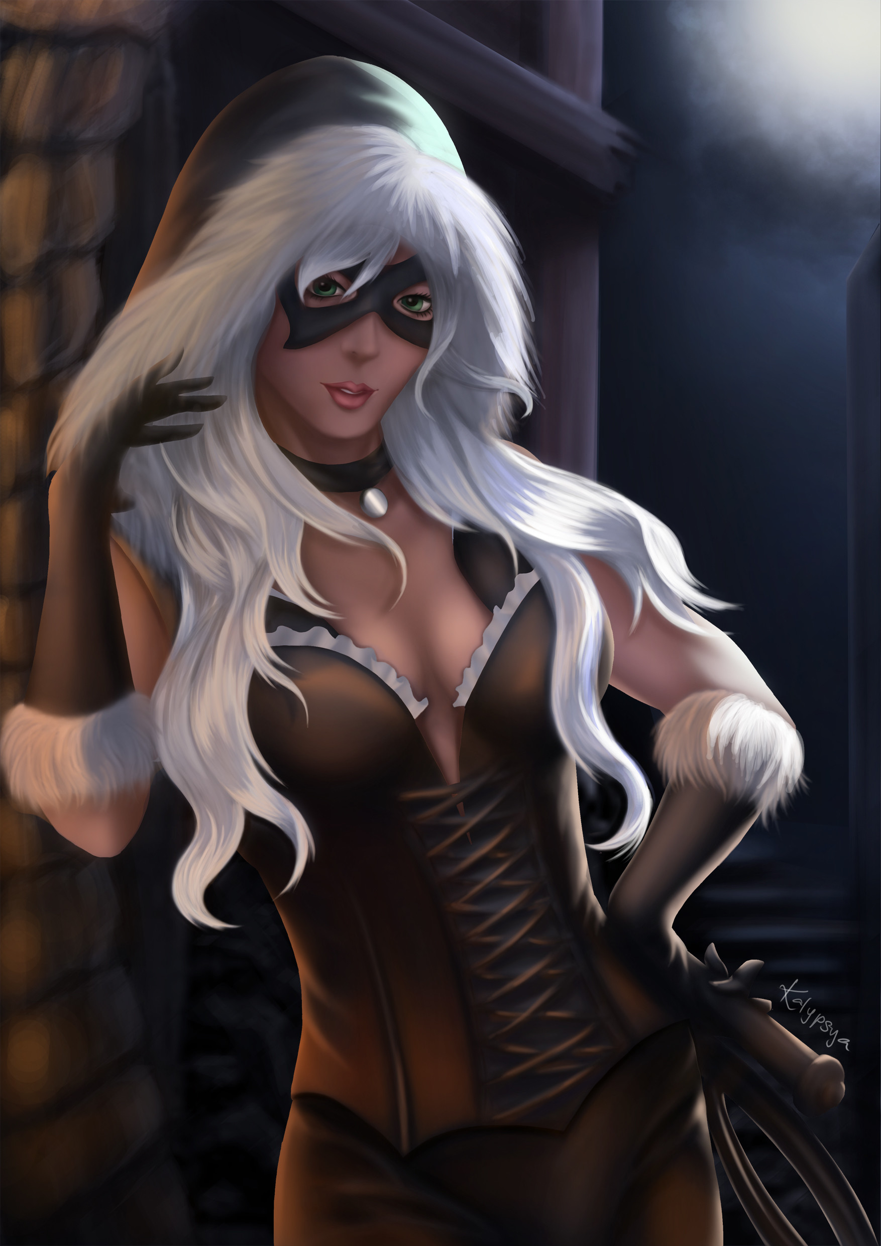 Artstation Black Cat Fanart Sophia Eng