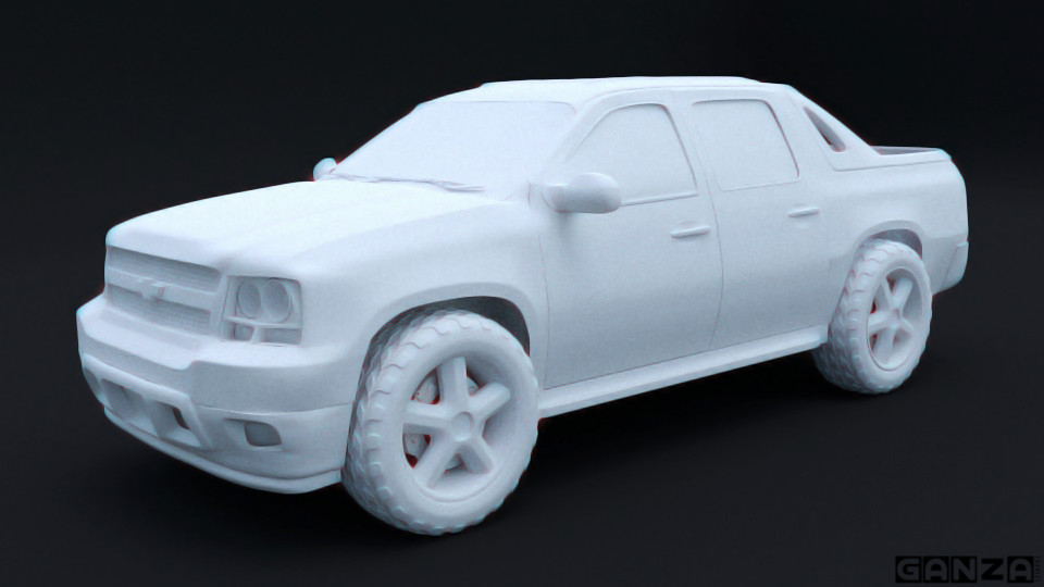 Shasis chevy Crawler STL