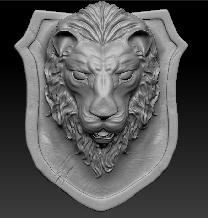Zbrush барельеф из картинки
