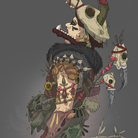 Artstation Painting The Sea Queen Anne S Revenge Zhenya Slo