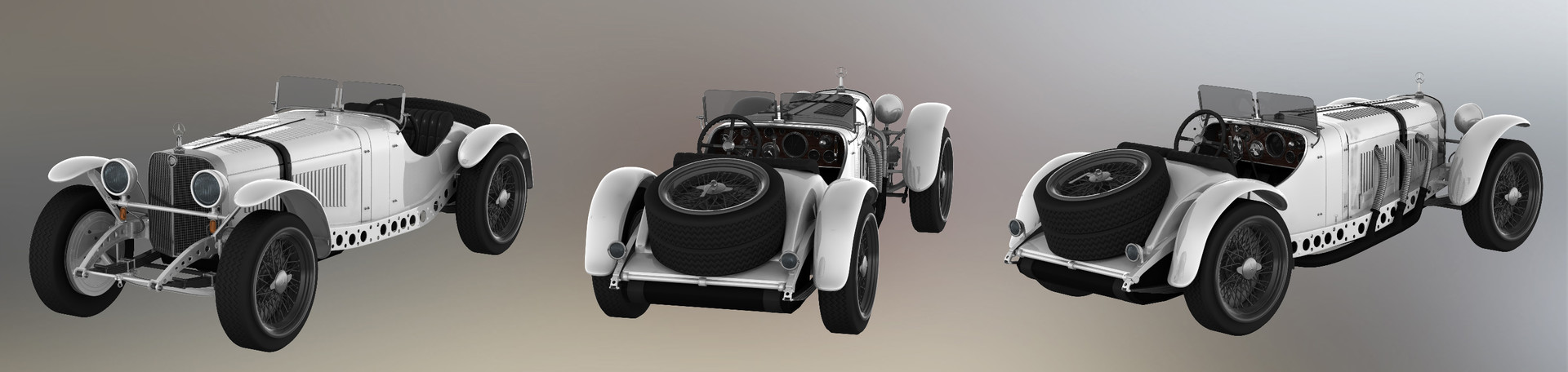 ArtStation - 1929 Mercedes