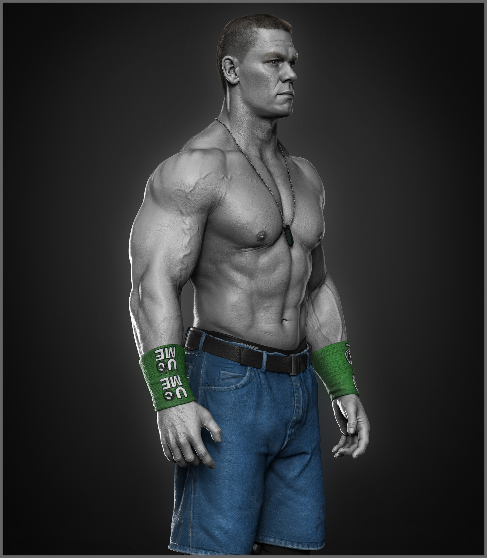 John Cena Done For Wwe Hossein Diba Artstation