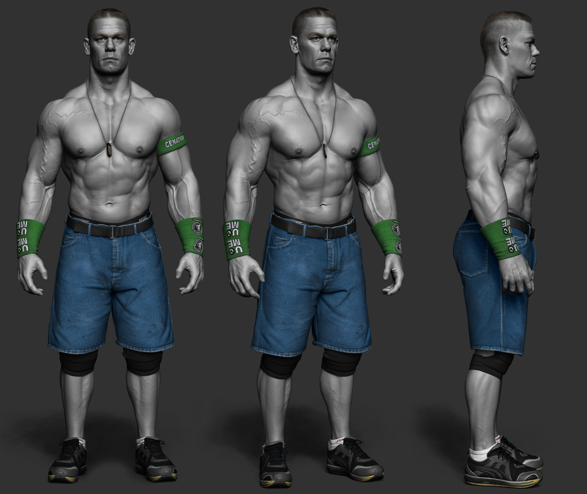 John Cena Done For Wwe Hossein Diba Artstation