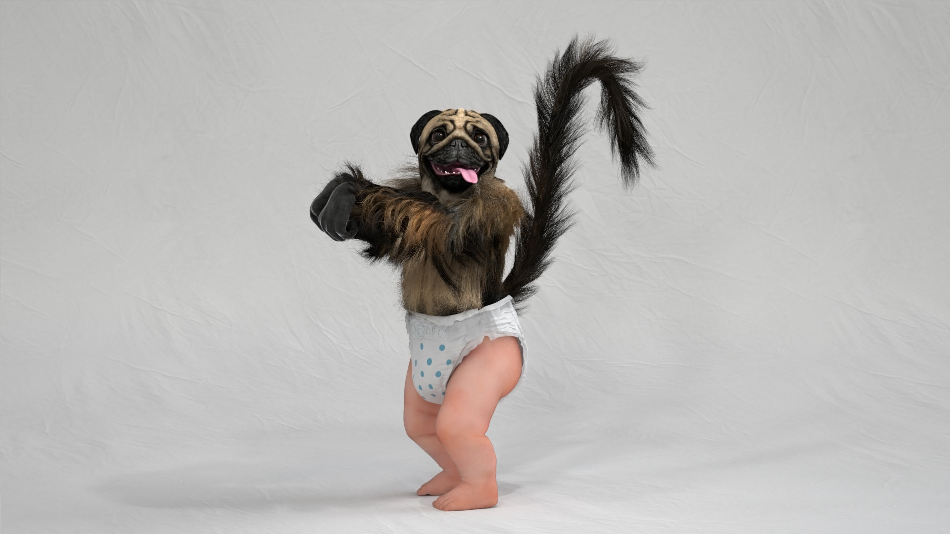 Artstation Puppy Monkey Baby Ron White