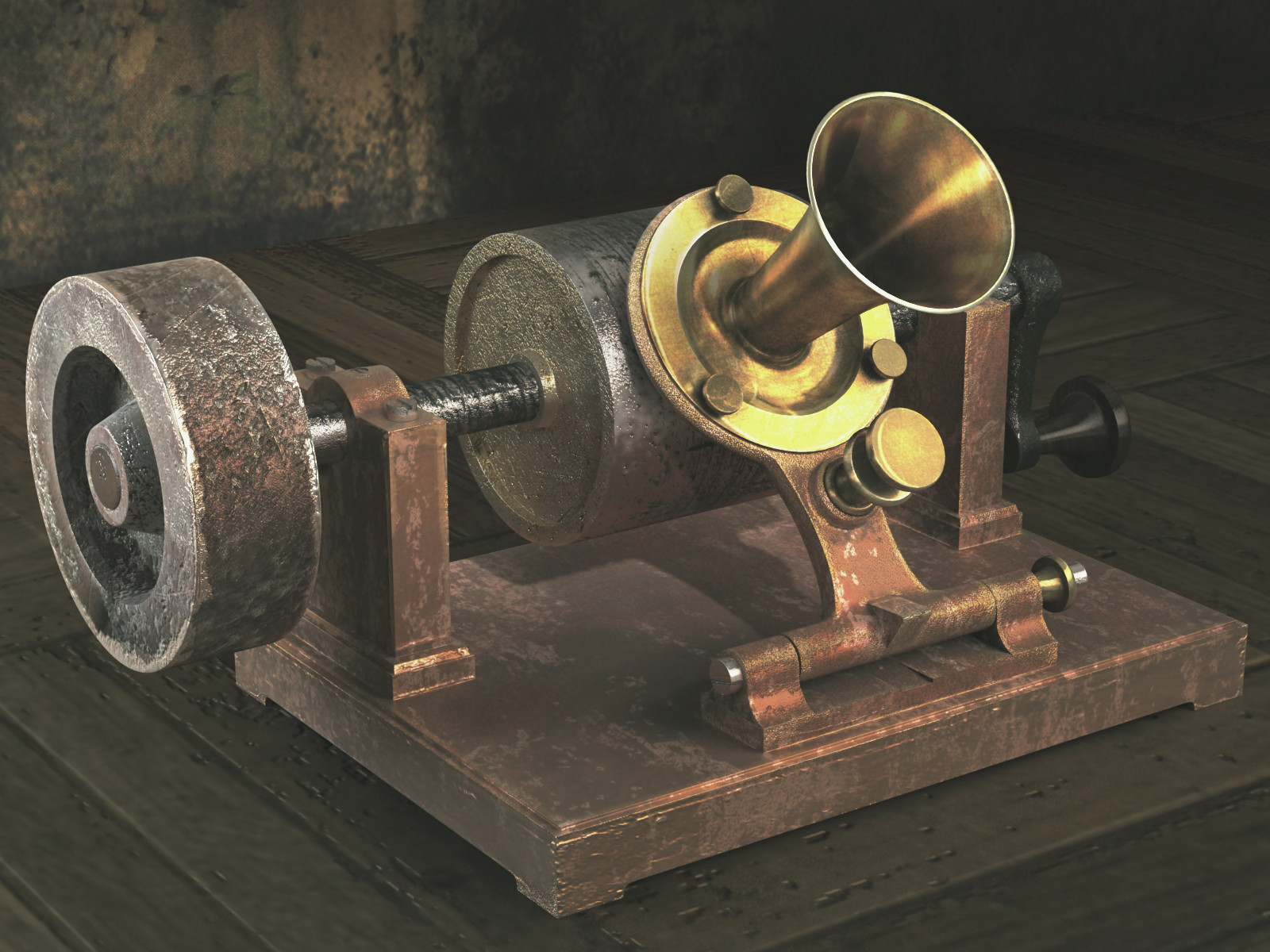 ArtStation - Old Phonograph
