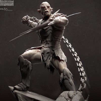 Azog- Commander of Legions; Weta Collectible sculpt