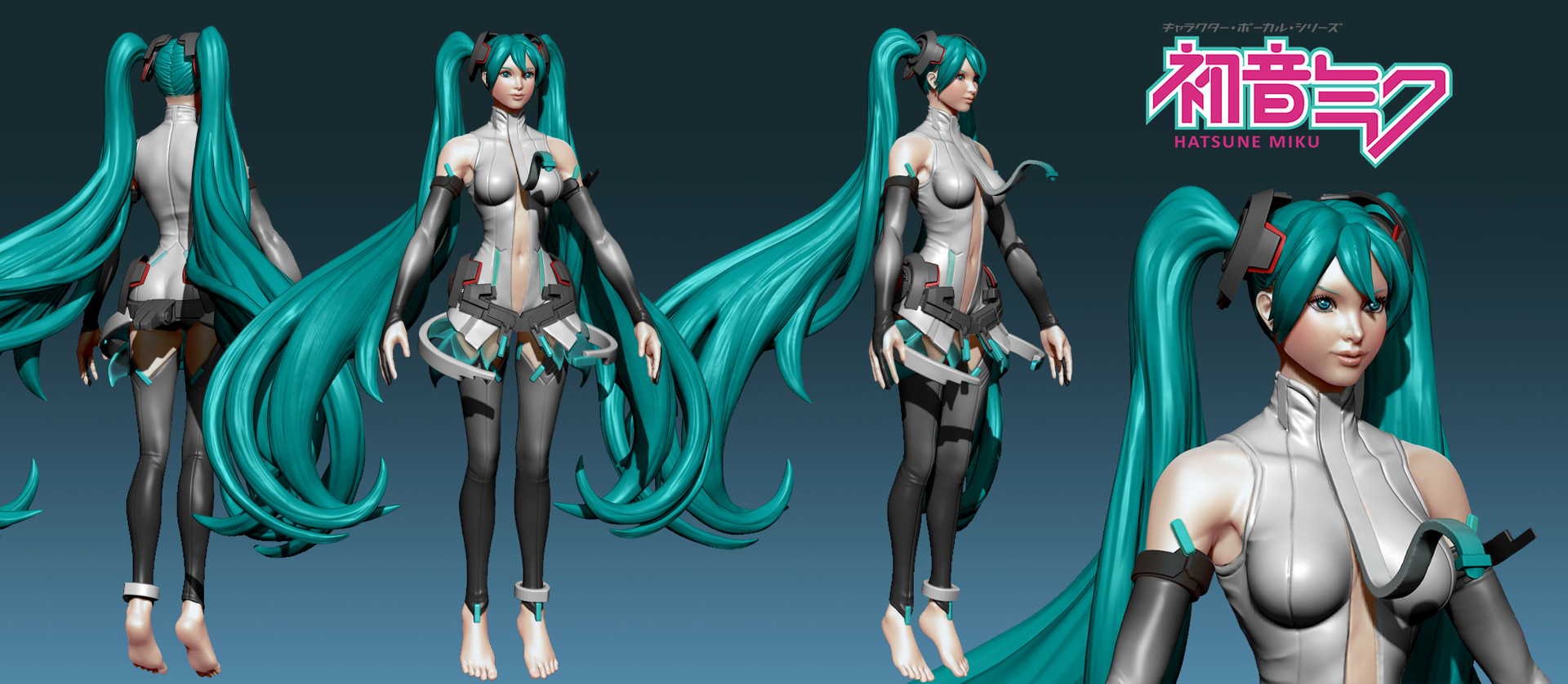 Artstation Hatsune Miku Append Zbrush Art Kohar