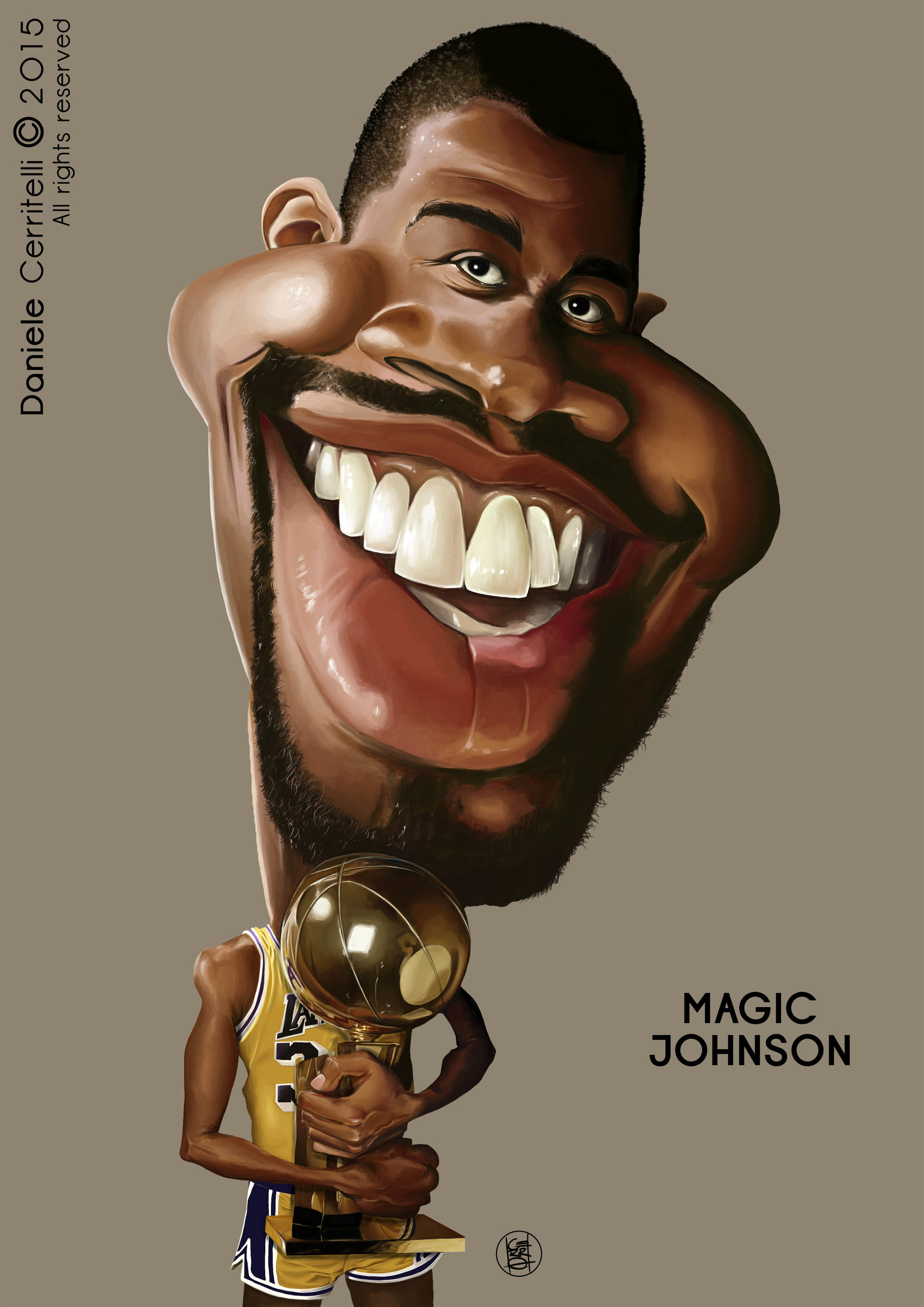 basketball magic johnson animated