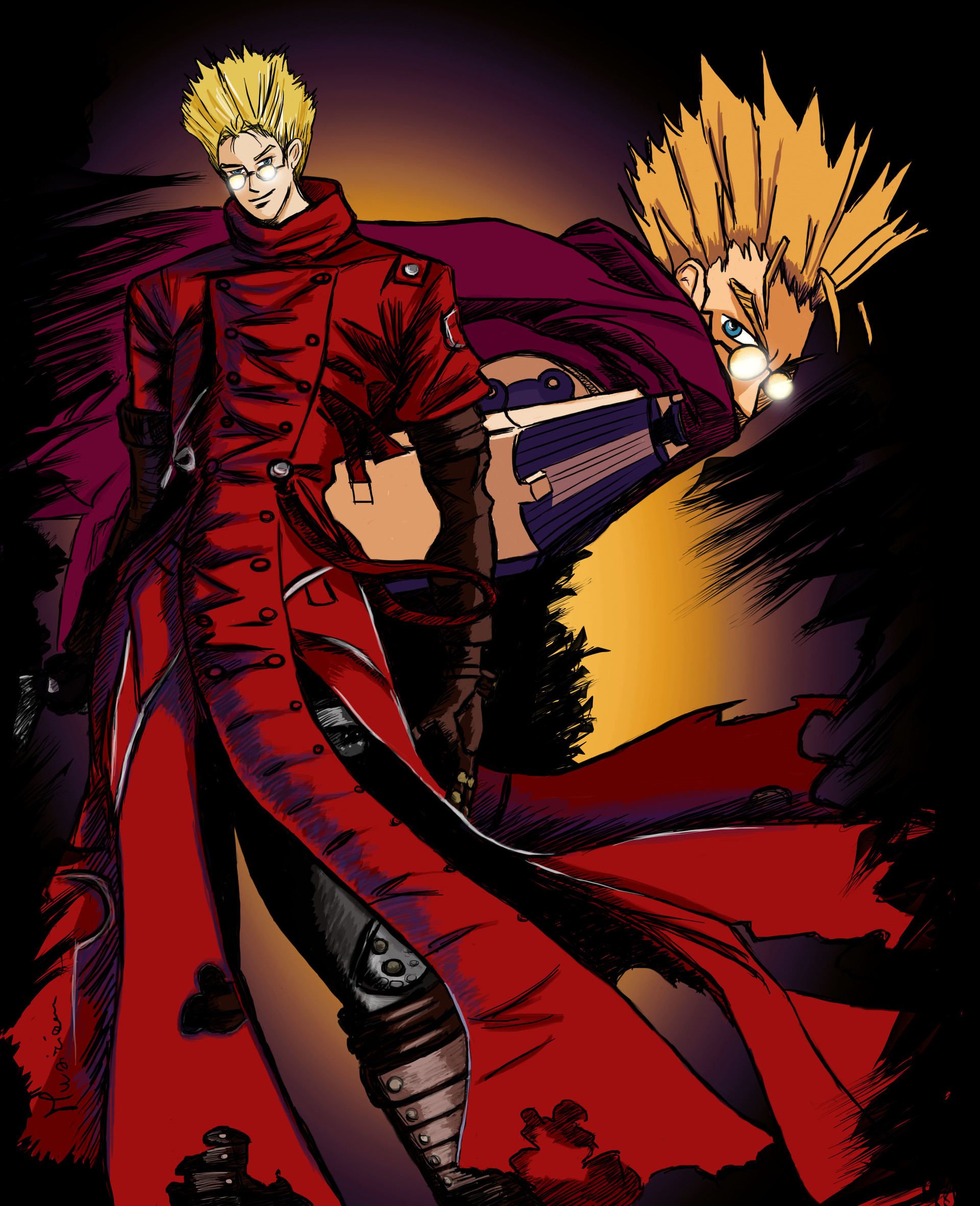 Get Wallpaper Artstation Vash The Stampede Trigun Musiriam Di Trapani Free HD