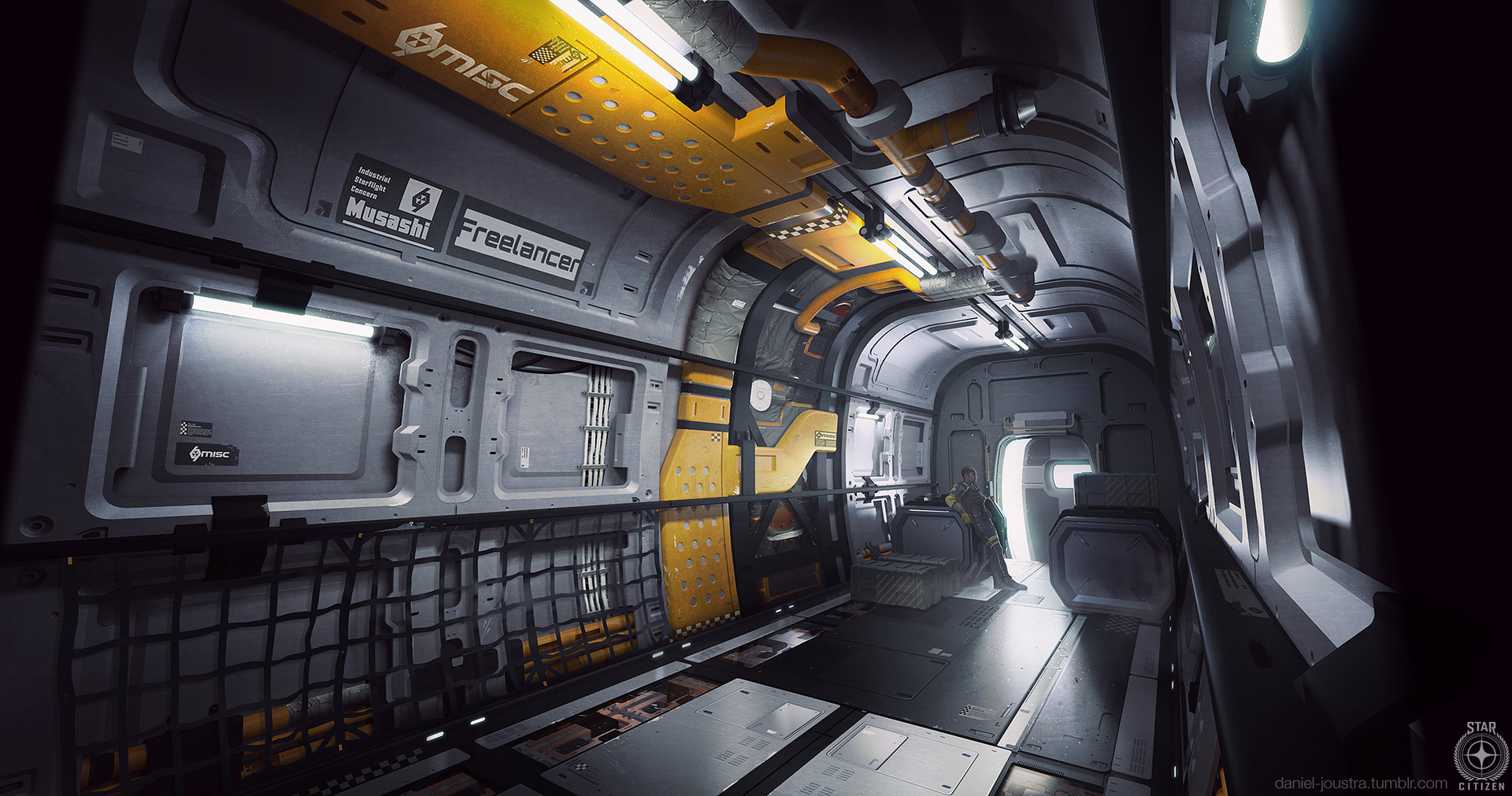Artstation Starcitizen Freelancer Concept Art Daniel Joustra