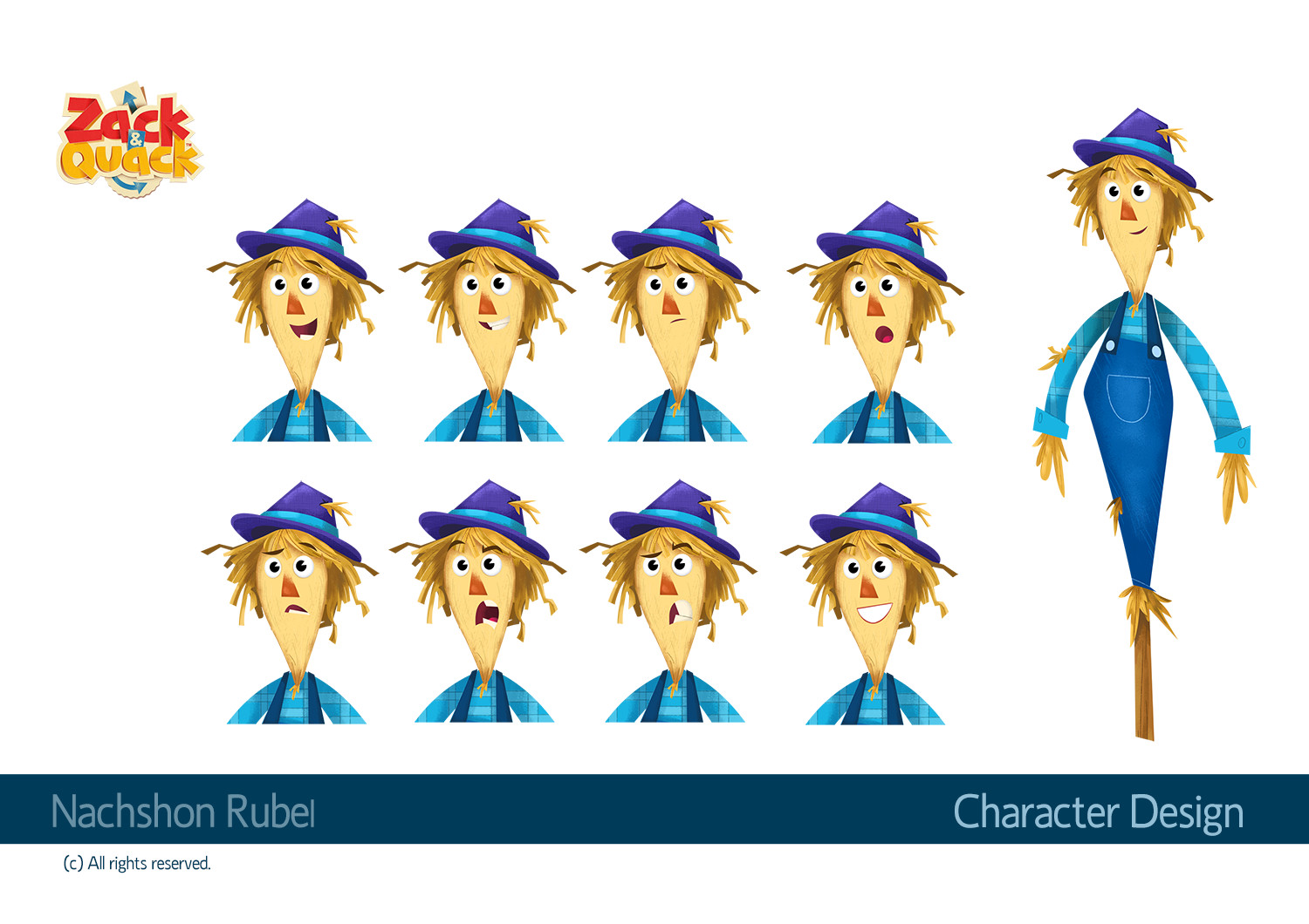 Scarecrow Character design. 