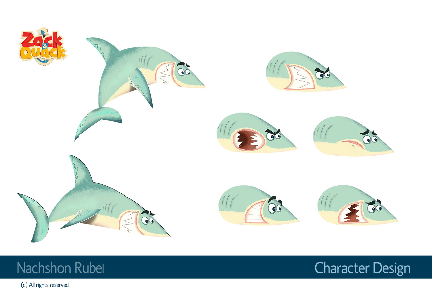 Shark character design