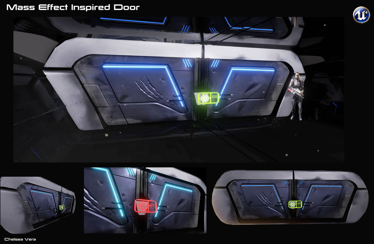 Mass Effect Inspired Door