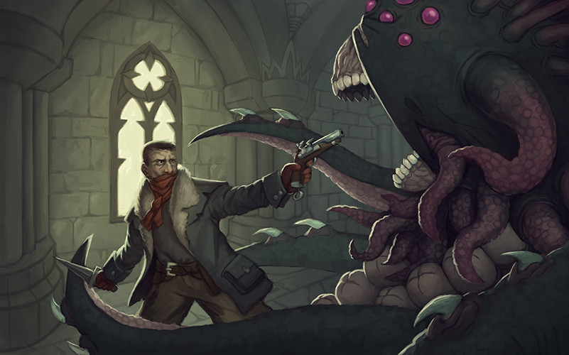 ArtStation - The Highwayman vs. The Shambler