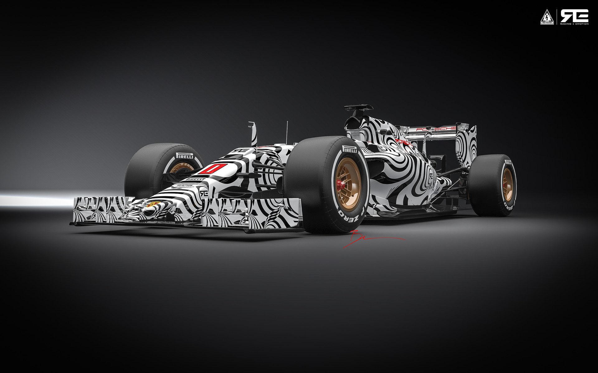 Artstation Porsche F1 Benoit Fraylon
