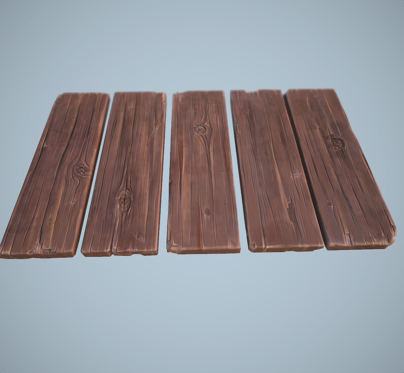 ArtStation - cartoon wooden planks