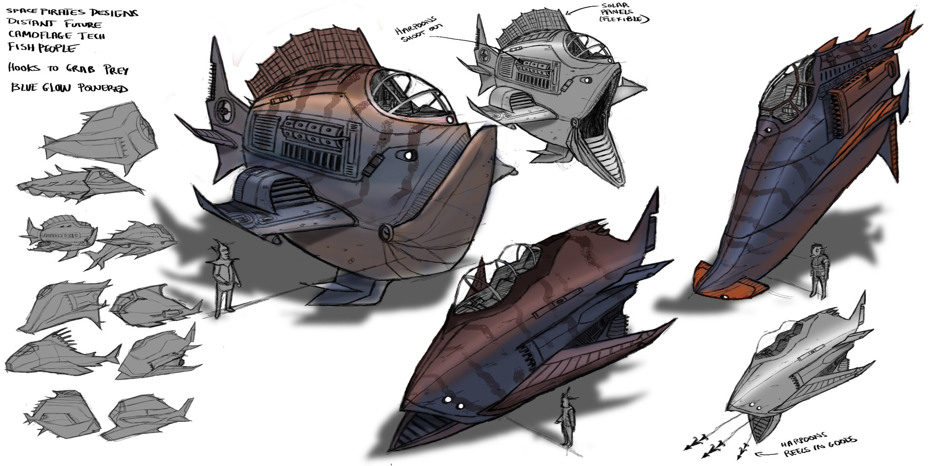 Malcolm Pei Space Fish Ships