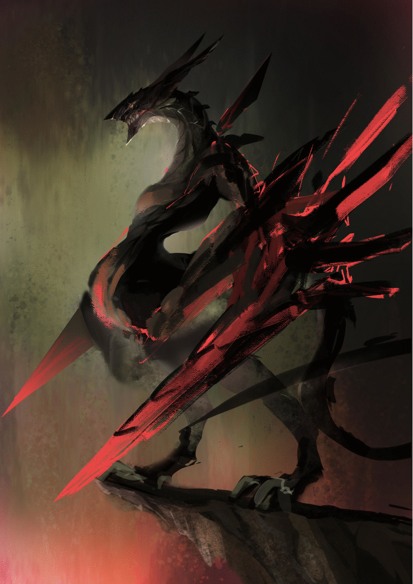Artstation Dragon Warrior Dark Knight You Zi