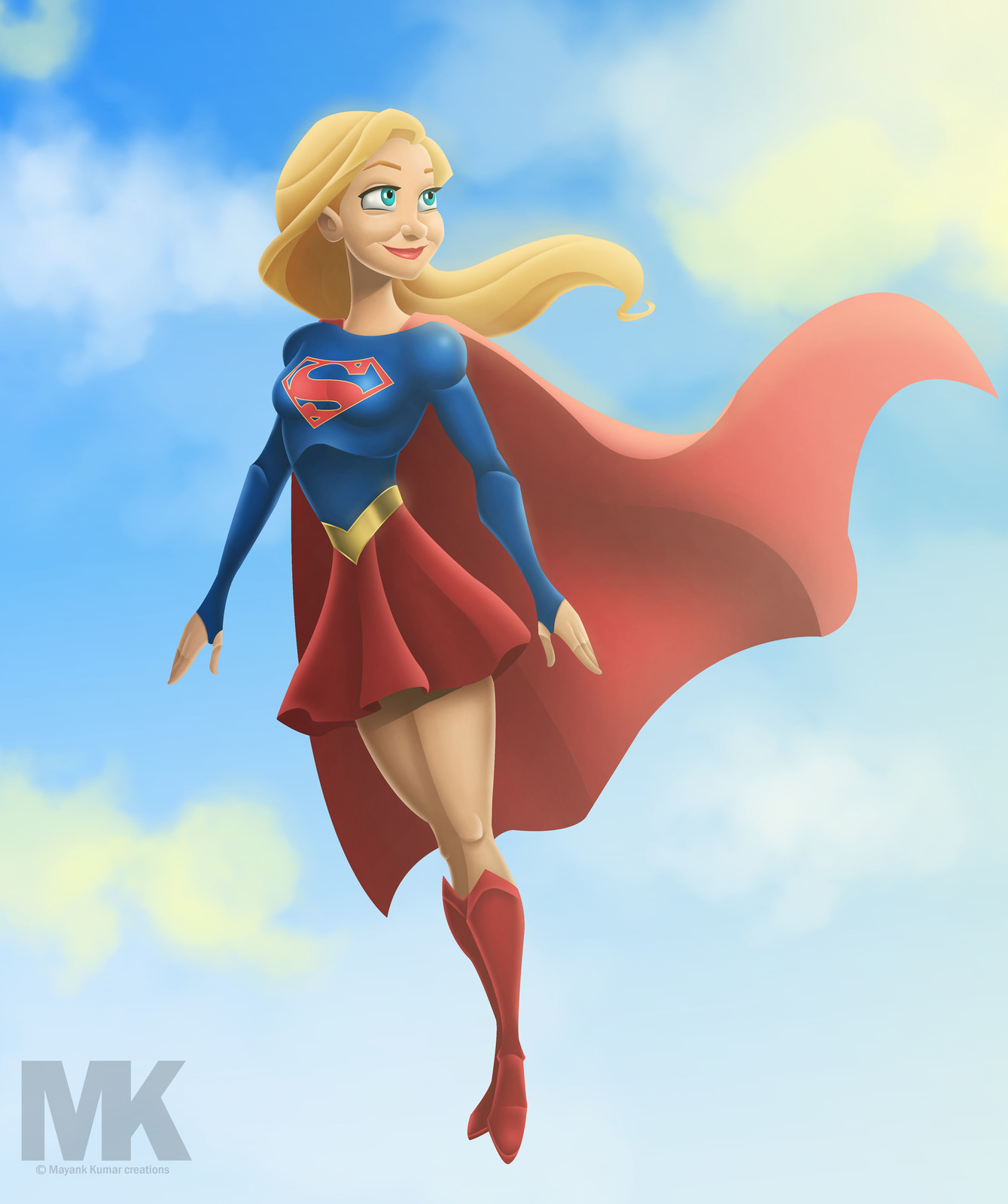 CBS Supergirl - Animated Style