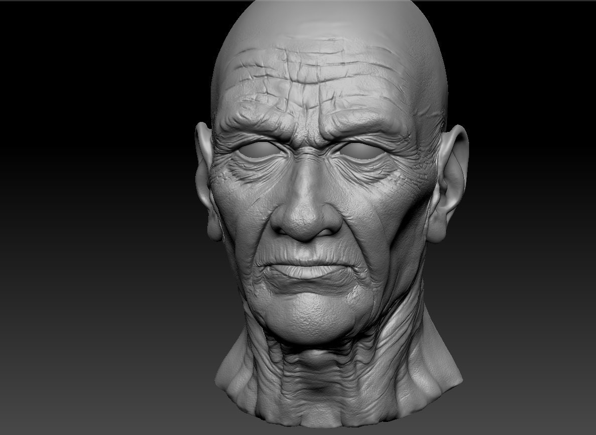 Nick Osadchiy Old Man Face