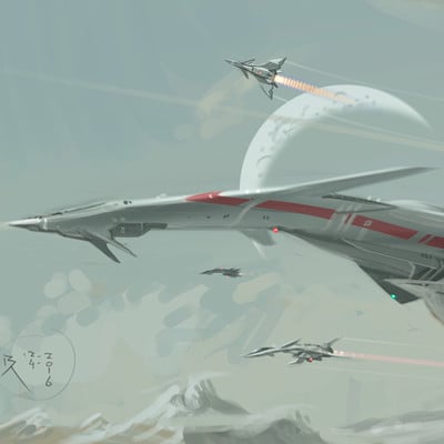 Bartol rendulic sci fi hyper jet ship doodle screen shot 2016 04 12 at 11 11 45 am 2