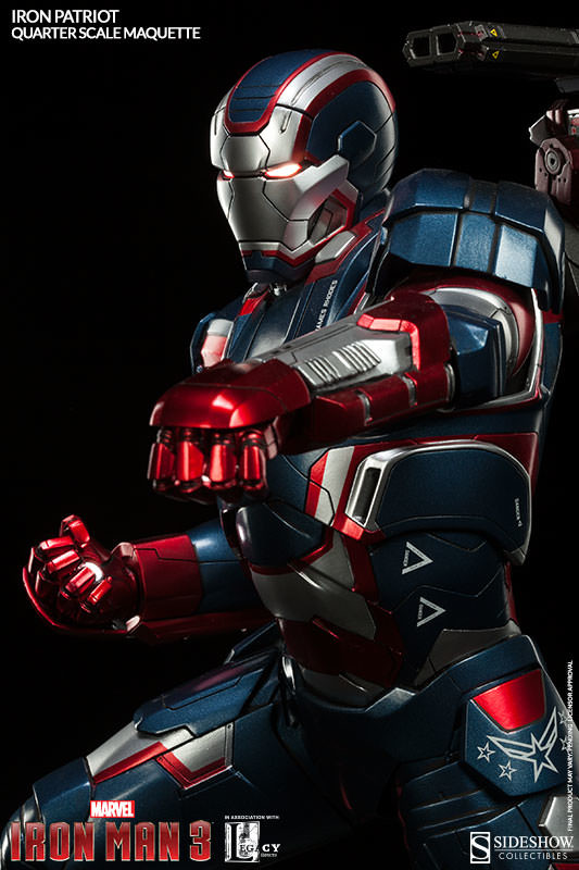 Artstation Iron Man 3 Iron Patriot Maquette Adam Ross